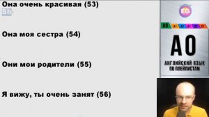 английский по плейлистам урок 14