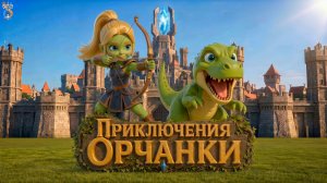 Мультик: Приключения Орчанки. Серия 1. Знакомство с динозавриком. 2026, 4K. Для детей 4, 5, 6, 7 лет