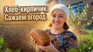 Хлеб-кирпичек. Сажаем огород.