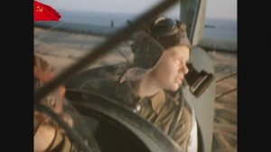 А это мы с небес глядим на вас! Фрагменты из фильма «В небе «ночные ведьмы»». 1981 г.