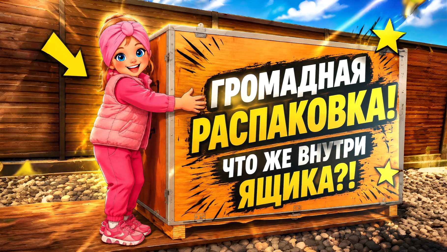 РАСПАКОВКА ОГРОМНОГО СЮРПРИЗА 😱 Что внутри? 📦❓ смотреть онлайн