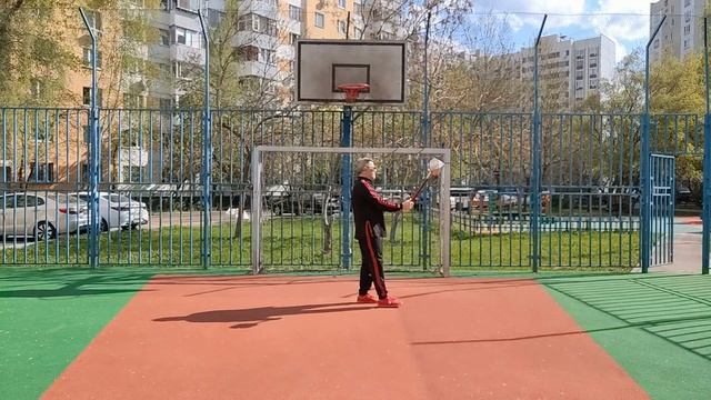 Упражнения с двуручными булавами весом 1.1 кг (20)