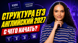 Структура ЕГЭ по английскому языку — готовимся к ЕГЭ 2027 на 100 баллов