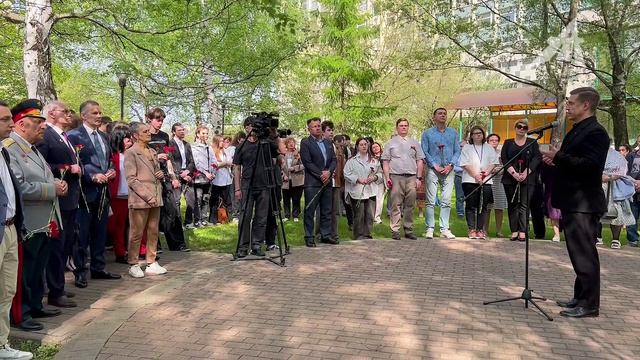 Праздничный митинг в честь 81-летия Победы советского народа в Великой Отечественной войне (ГУУ)