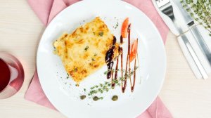 Лазанья со шпинатом