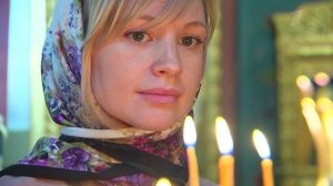 Репортаж Первого канала о схождении Благодатного огня. Съемка в храме свт. Тихона.