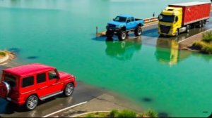 Автомобили против бетонных водопроводных труб в игре BeamNG Drive! 3