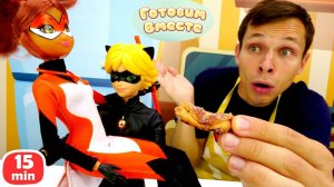 Леди Баг и Супер Кот на кухне! Готовим с Федей печенье и шоколадную пасту для супергероев