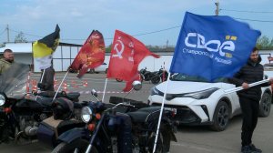 В Михайловске прошёл автопробег в преддверии Дня Победы