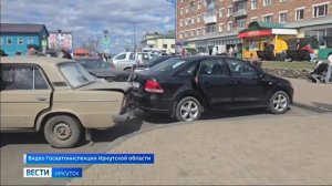 Пьяный водитель в Тулуне попал в массовое ДТП и заговорил с инспекторами на несуществующем языке