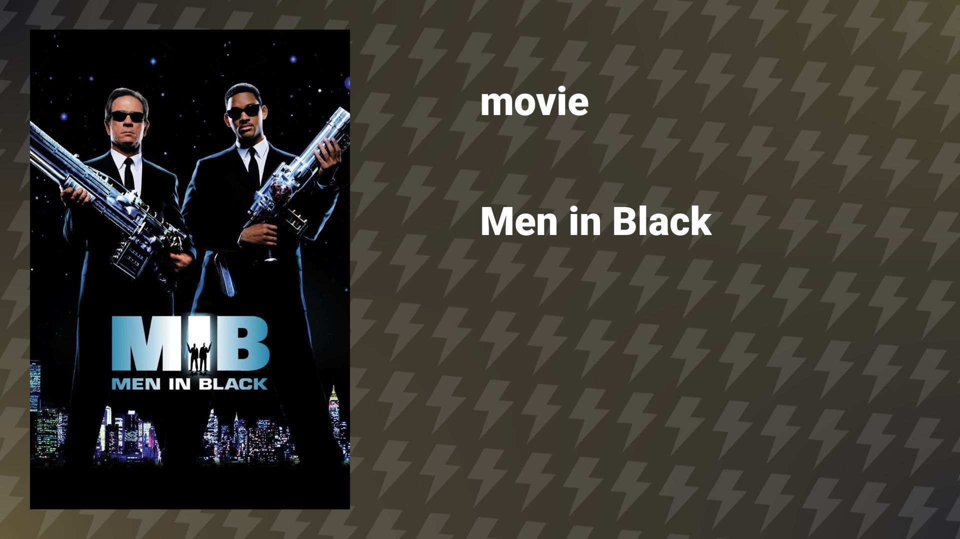 Men in Black (movie, 1997) смотреть онлайн