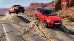 Cars vs Bulges BeamNG Drive Challenge!