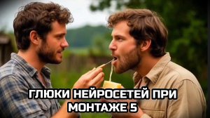 ГЛЮКИ НЕЙРОСЕТЕЙ ПРИ МОНТАЖЕ ВИДЕО 5