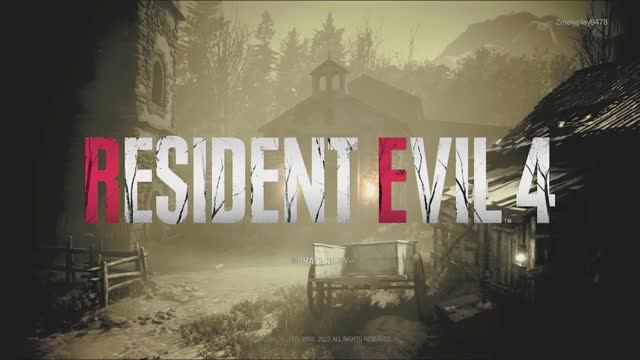 Resident Evil 4 #1-ХАРДКОР только нож и пистолет(основной сюжет)☠☠☠