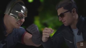 Mortal Kombat 1 - Миротворец vs Джонни Кейдж. Бруталити