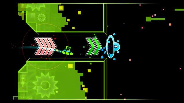Прохождение уровня Retray на 3 монетки Geometry Dash