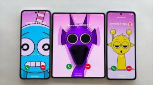 СПРУНКИ:КАК ВЫГЛЯДИТ ВХОДЯЩИЙ ЗВОНОК И БУДИЛЬНИК НА SAMSUNG Z FOLD И Z FLIP