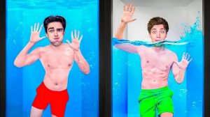 Кто Последний Покинет ВОДНЫЙ БОКС Челлендж  А4 а4 а 4 А4 А 4 БУМАГА ВЛАД