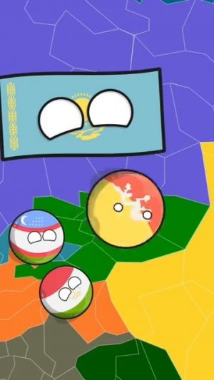 что если Кыргызстан и Бутан поменяются местами #countryballs #кантриболз