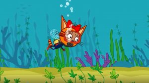 Три кота отправляются в подводное плавание 🐳| Для детей