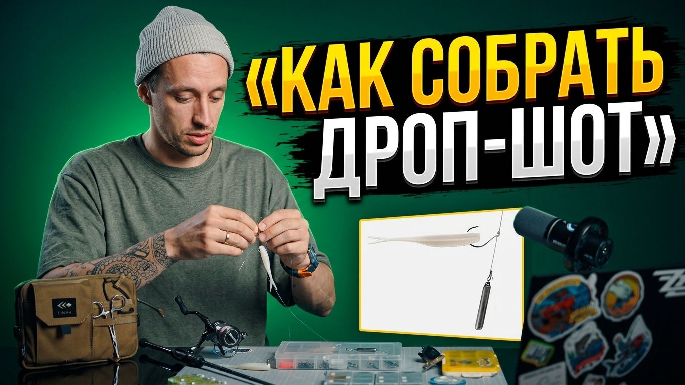 ДРОП-ШОТ🎣КАК СОБРАТЬ И ГДЕ ЛОВИТЬ