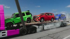 МАШИНКИ ТАЧКИ: Молния Маккуин едет на ГРУЗОВИКЕ! 🏎️ Огромная ЯМА и приключения машин 💥