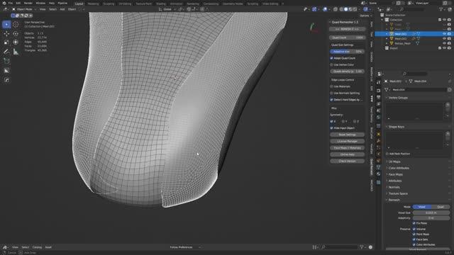 Blender - Face Sets & Extracting