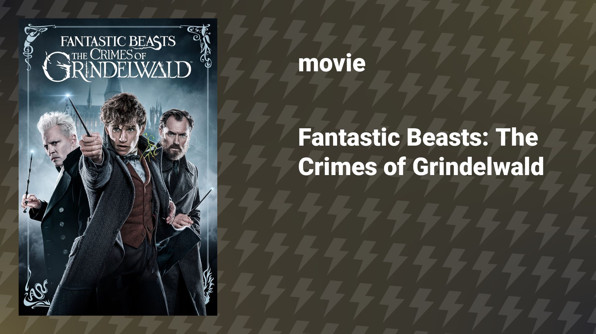 Fantastic Beasts: The Crimes of Grindelwald (movie, 2018) смотреть онлайн
