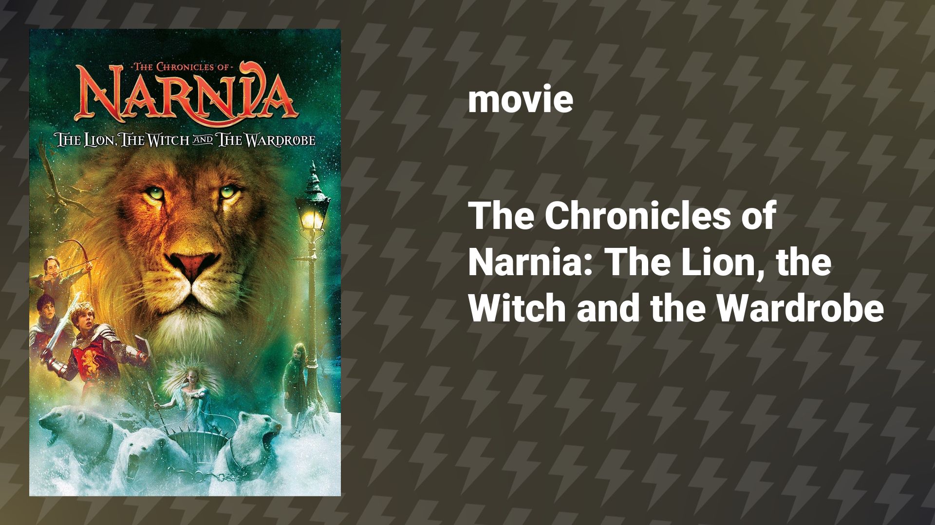 The Chronicles of Narnia: The Lion, the Witch and the Wardrobe (movie, 2005) смотреть онлайн