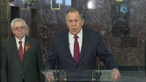 Церемония возложения венков к мемориальным доскам в здании МИД, Москва, 8 мая 2026 года