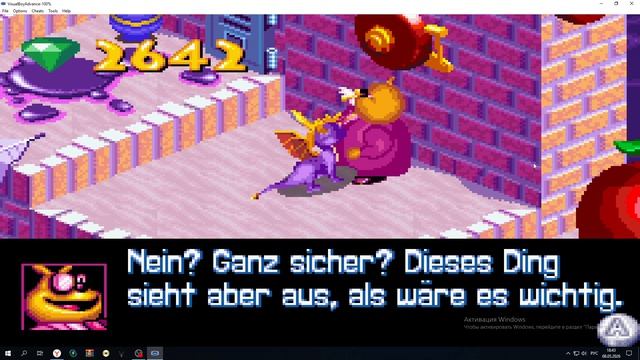 Spyro: Attack of the Rhynocs 100% Part 6 GBA (Deutsch version)