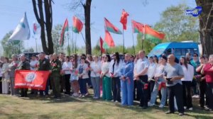 В Озаричском сельском совете перезахоронили в братскую могилу останки советских солдат