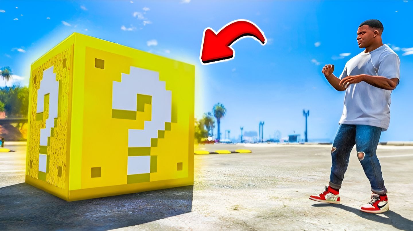 ЧТО НАХОДИТСЯ В НЕОБЫЧНЫХ ЛАКИ БЛОКАХ в ГТА 5 МОДЫ GTA 5 ONLINE MODS ИГРЫ