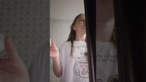 забыла снять как я умываюсь