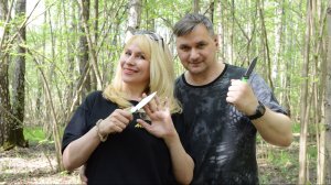 Лисичка против Зубров!🤜🤛🔥🔪 Лесной тест: нож «Зубры» против ножа «Лисичка «.