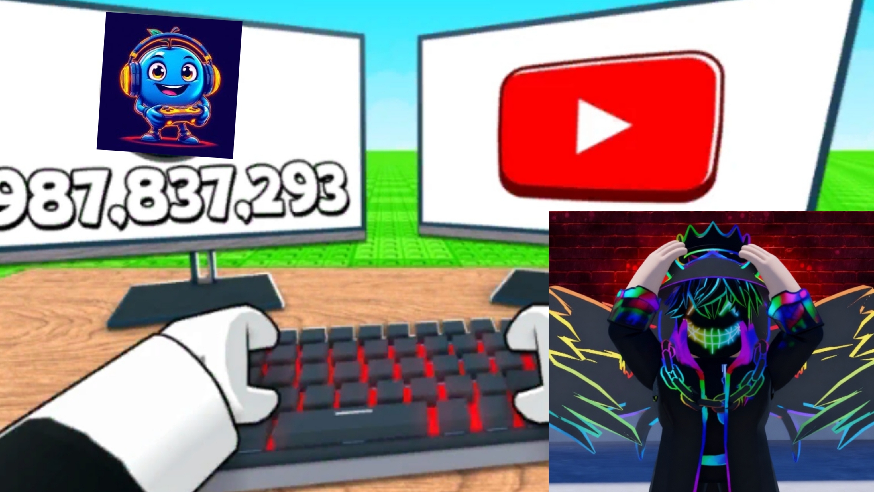 😮😱Я смог получить СЕРЕБРЯНУЮ КНОПКУ (＠_＠) в игре Стань YouTuber?!🤑