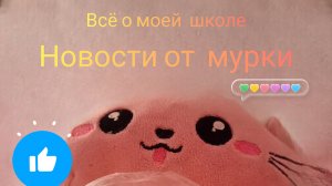 всё о моей школе                                  новости от мурки