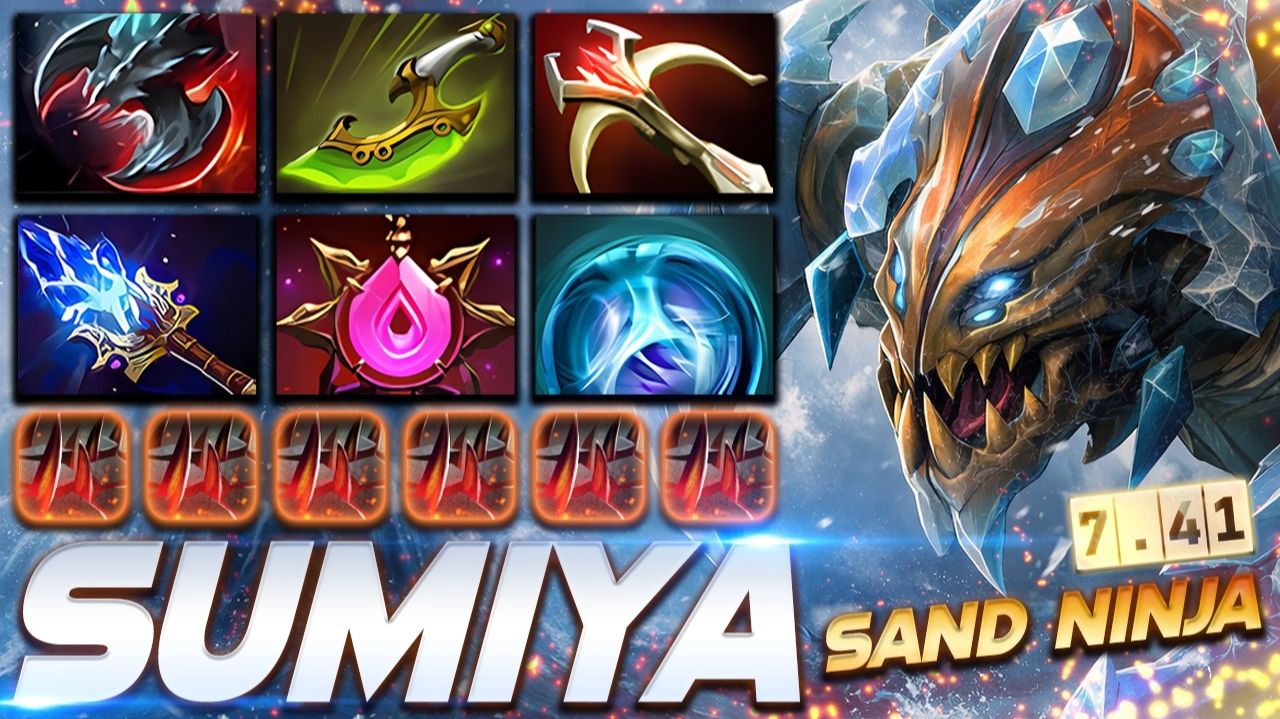 SumiYa Sand King — профессиональный геймплей в Dota 2 [Смотри и учись]