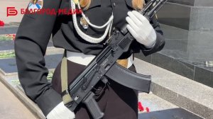 В Белгороде торжественно открылась «Вахта памяти» на Соборной площади