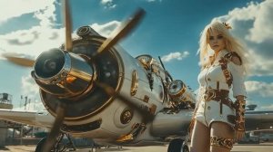 Видео и музыка сгенерированное нейросетью