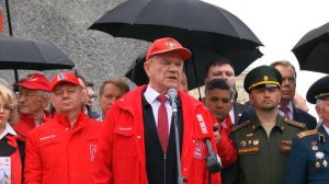 Выступление Г.А.Зюганова на митинге ко дню Победы