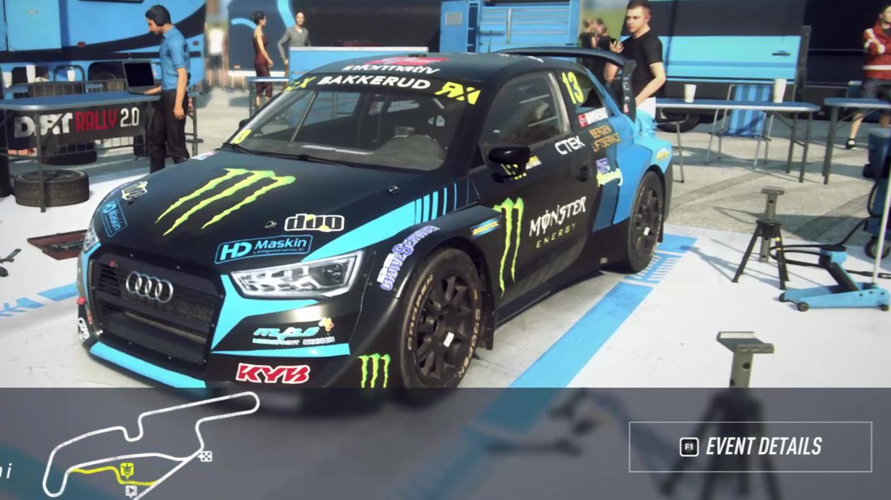 DiRT Rally 2.0 Ралли Кросс, Гоночная трасса кольцевой заезд на время