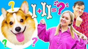 Как корги помогает делать уроки? 🐶 Смешное видео с Альфом и Фёдором 📚✏️