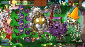 Растения против Зомби Fusion Emperor Symbiotic Dusk  Битва прохождение
