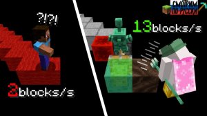 САМЫЙ БЫСТРЫЙ способ ДИАГОНАЛЬНОГО БРИДЖА в Minecraft ⚡ l СМОТРИМ ПО-РУССКИ