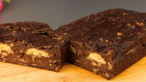 Полезный банановый брауни! Без сахара! Без пшеничной муки!