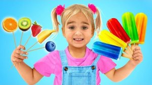 Алиса учит цвета с помощью слайма