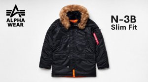 Парка Alpha Industries N-3B Slim Fit Black
