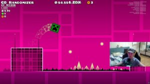В этом видео я решил пройти все уровни в Geometry dash , но все уровни рандомизированы!