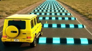 Автомобили против 100 лежачих полицейских - челлендж №8 в BeamNG Drive!